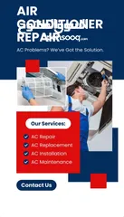  1 Air conditioning Repairing, cleaning and maintenance services
