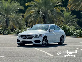  16 The most economical car from the German Mercedes C300 family, model 2016, AMG 63, with panorama,