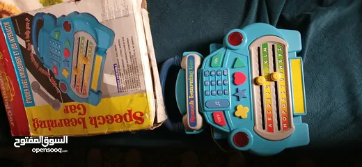  1 للبيع بحاله جيده لعبه عشكل سياره لتعليم الطفل الحروف الانجليزيه والأشكال متل النجمه والقلب الخ
