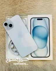  19 iPhone 15 (128GB/256GB) جديد  كفالة شرق اوسط لمدة عام من تاريخ الشراء الجهاز  يوجد بكج اصلي