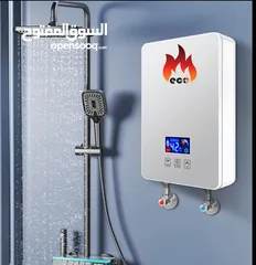  5 سخان ماء فوري ديجيتال ماركة [ eco ]  يستخدم للدش او دش ومغسلة او مجلى