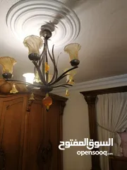  3 ثريات إضاءة للجلوس او الصالون