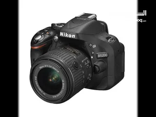  4 Nikon d5200 - DSLR professional camera  with lens - كاميرا نيكون احترافية