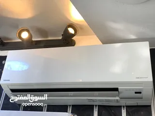  7 مكيفات انفيرتر 1 طن 1.5 طن 2 طن مستعمل بحاله الوكاله ستوك جديد شامل توصيل وتركيب