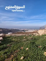  2 أرض ذات اطلالة للبيع غرب حلحول