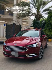  1 Red FORD fusion SE 2019 لايجار اسبوعي وشهري