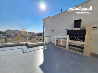  1 شقة اخير مع روف دوبلكس مع ترس للبيع في دير غبار بمساحة اجمالية 250م