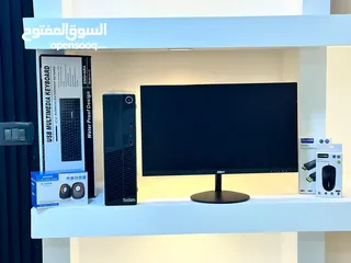  5 جهاز كمبيوتر مكتبي خارق للأداء العالي COER I7 RAM 16GB مع شاشات جديده 24 انش