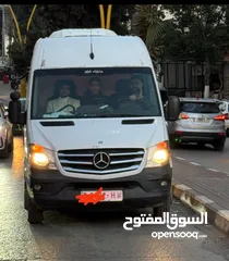  1 باص مرسيدس 516 موديل 2014 قزاز عالداير مرخص تجاري شصي قصير