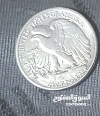  1 نصف دولار فضة 1964 للبيع