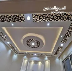  6 أسقف جميله للفلل للصالات والمجالس والغرف والممرات ب cnc