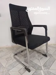  10 كراسي انتظار/كراسي محاضرات /كراسي ضيف كراسي عيادات جلد شبك مريحة وبمواصفات طبية wanting chair ergono