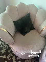  4 كنب غرفة جلوس 7 مقاعد مكون من 4 قطع جديد
