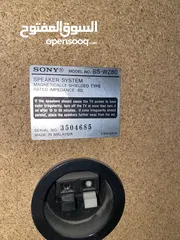  9 Sony 4400 watt - 5 speakers