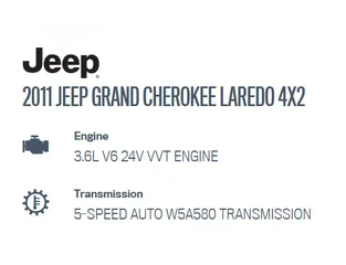  13 Jeep GRAND CHEROKEE 2011 LAREDO  فحص كامل 7 جيد