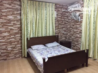  2 شقة مفروشة مكيفة تاجير شهري يومي ضاحية الرشيد حي الجامعة الاردنية