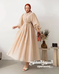  21 فستان بجنن  المقاسات : 1 بلبس من 38+40 مقاس 2 بلبس 42+44 النعومة والأناقة والجمال