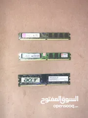  8 للبيع 3 رامات DDR2 للكمبيوتر المنزلي