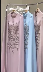  4 فستان زهري  للبيع بسعر مناسب جداً