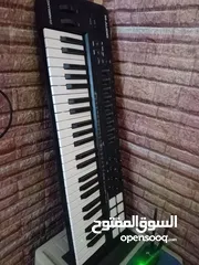  4 midi keyboard m audio oxygen 49 mkv اورج      usb with converter to usb cميدي