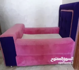  1 تخت اطفال بناتي