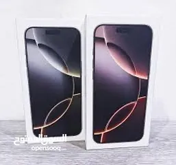 19 Iphone 16 Pro Max // ايفون 16 برو ماكس جديد كفالة الشرق الاوسط جميع الالوان  افضل سعر