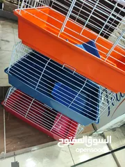  4 قفص لللبط و ارانب و هامستر ازواج ، و طيور و كل شي