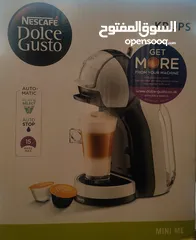  1 ماكينة قهوة dolce gusto بحالة الجديد