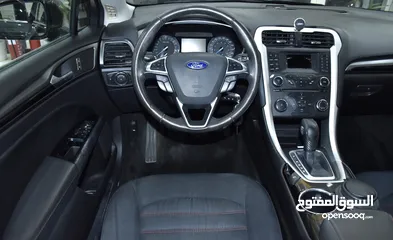  16 Ford Fusion SE ( 2016 Model ) in Grey Color GCC Specs
