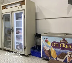  1 فريزرين بطح و واقف للبيع شغالين100٪؜