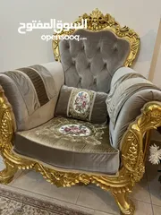  2 Golden colour Sofa