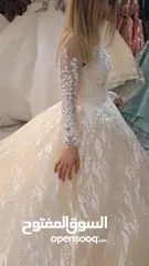  3 فستان  زفاف ايفوري تركي