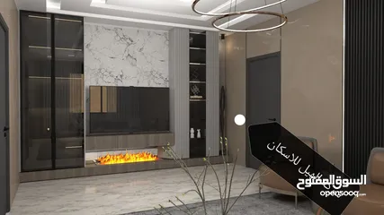  28 شقه فخمه 205م ثالث فني للبيع جنوب حدائق الملك عبدالله وخلف اربد مول قراند
