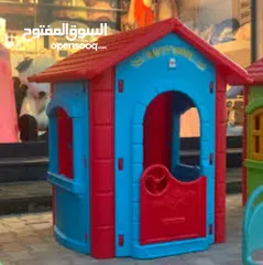  5 بيت اطفال بلاستيك مقوى.