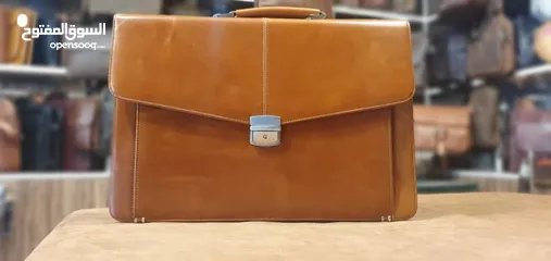  1 Leather laptop and office bags حقائب جلدية للكمبيوتر المحمول والمكتب