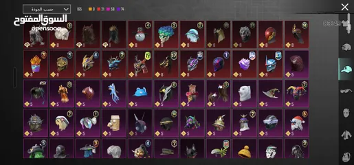 6 حساب ببجي للبيع level 72 بحتوي على 23 سلاح  بيطور والأسد المثك وبعض اللبسات مع رقصاتهن وش شخصيات