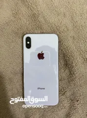  1 iPhone X بحالة ممتازة مغير شاشه Gx وبطاريه اصلية ومعاه شاحن اصلي