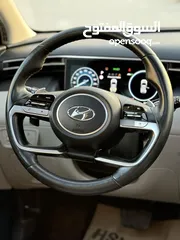  13 هونداي توسان ترخيص 2022 محرك 1600 هايبرد plug in/يقطع على الشحنه 65 كيلو متر  271 حصان