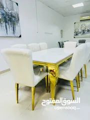  22 Dining Table Marble and Wood
