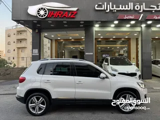  7 فوكس فاجن تيجوان 2012 بنزين متور 2000 تيربو 4x4 فتحة سقف بانوراما فرش بني مميز عداد قليل فحص ممتاز