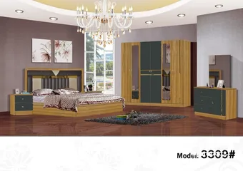  3 غرفة نوم اثاث صيني 6 قطع  Chinese Furniture  Bedroom ( 6 pieces) with Matress for Sale in good Price