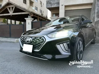  2 Hyundai ionic hybrid 2022 هونداي ايونيك هايبرد 2022 وارد وكفالة شركة فحص كامل ولا ملاحظة شبه زيرو***