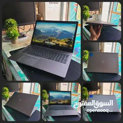  1 لابتوب Hp zbook نحيف مع كرت شاشة منفصل