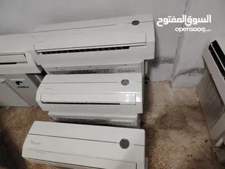  23 مكيفات مستعمله بحاله ممتازه