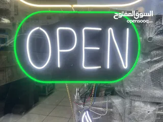  5 لوحة أوبن open  Welcome