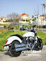  3 Indian scout 2020 abs 1200cc لون مميز
