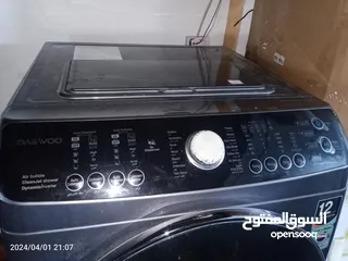  5 Daewoo Washing & Dryer Machine Made In Korea