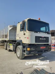  1 للبيع راس تريله مان مديل 2000 For sale, MAN trailer head, model 2000