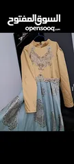  2 فستان ثقيل سهرة بحاله ممتازه