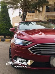  2 Red FORD fusion SE 2019 لايجار اسبوعي وشهري